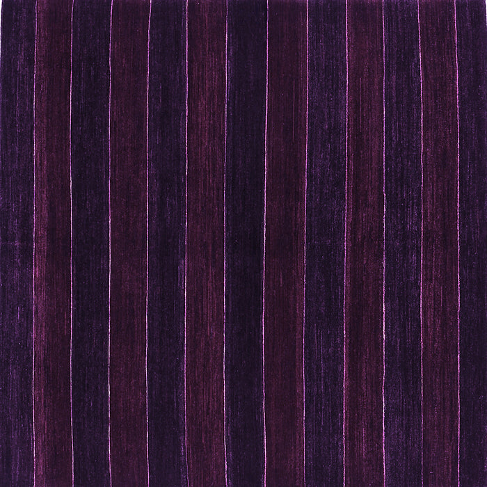 Square Abstract Purple Contemporary Rug, con300pur