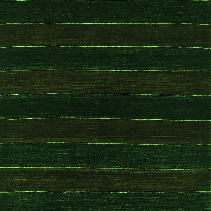 Serging Thickness of Machine Washable Abstract Green Contemporary Area Rugs, wshcon300grn