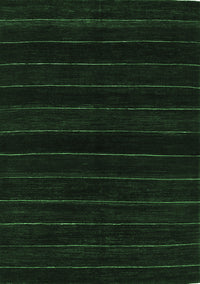 Abstract Emerald Green Contemporary Rug, con300emgrn