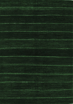 Abstract Emerald Green Contemporary Rug, con300emgrn