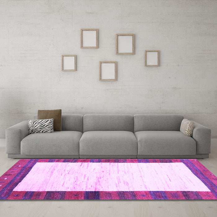 Machine Washable CON3010X Purple CON3010X Area Rugs in a Living Room, wshcon3010pur
