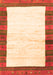 Serging Thickness of Machine Washable CON3010X Orange CON3010X Area Rugs, wshcon3010org