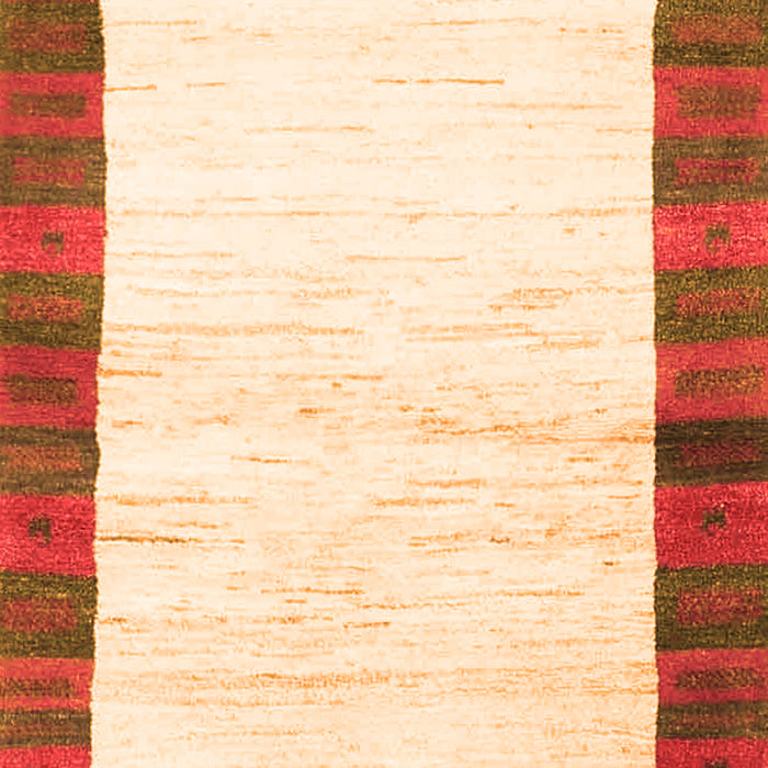Serging Thickness of Machine Washable CON3010X Orange CON3010X Area Rugs, wshcon3010org
