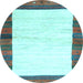 Round CON3010X Light Blue CON3010X Rug, con3010lblu