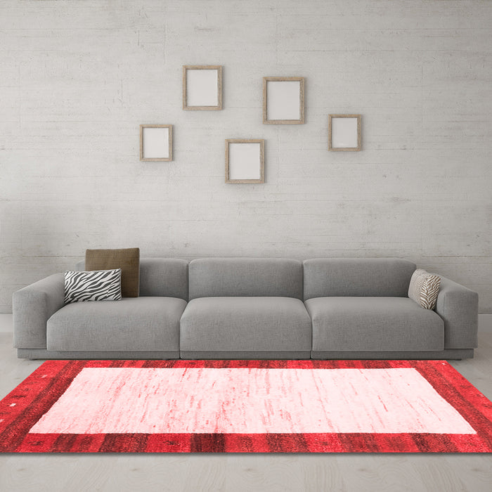 CON3010X Red Washable Rugs