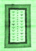 Machine Washable CON3011X Emerald Green CON3011X Area Rugs, wshcon3011emgrn