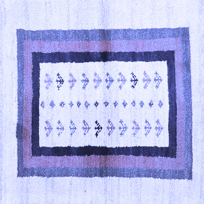 Square Machine Washable CON3011X Blue CON3011X Rug, wshcon3011blu