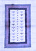 Machine Washable CON3011X Blue CON3011X Rug, wshcon3011blu