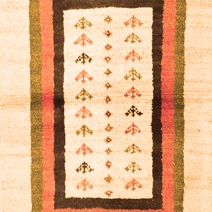 Serging Thickness of Machine Washable CON3011X Orange CON3011X Area Rugs, wshcon3011org