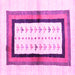 Square Machine Washable CON3011X Pink CON3011X Rug, wshcon3011pnk