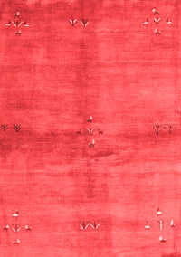 Abstract Red Contemporary Rug, con3012red