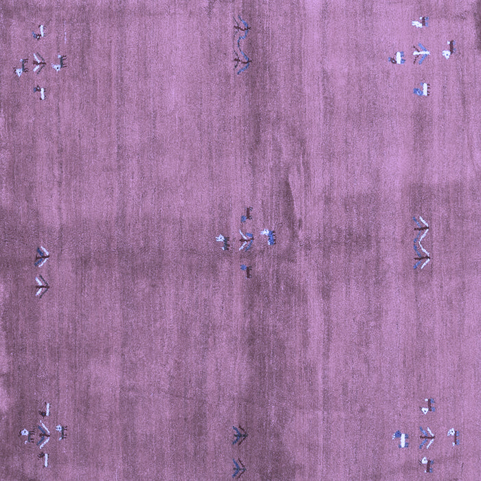 Square Abstract Blue Contemporary Rug, con3012blu
