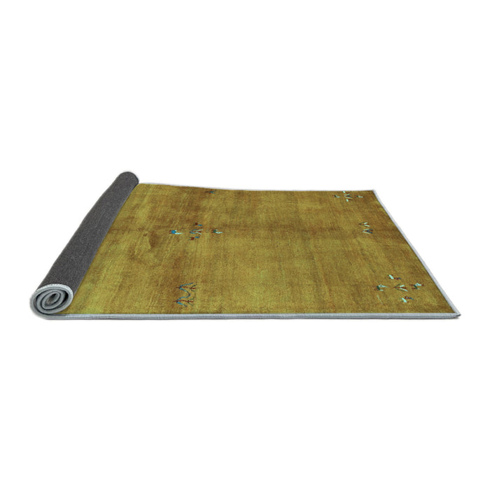 Sideview of Abstract Light Blue Contemporary Rug, con3012lblu