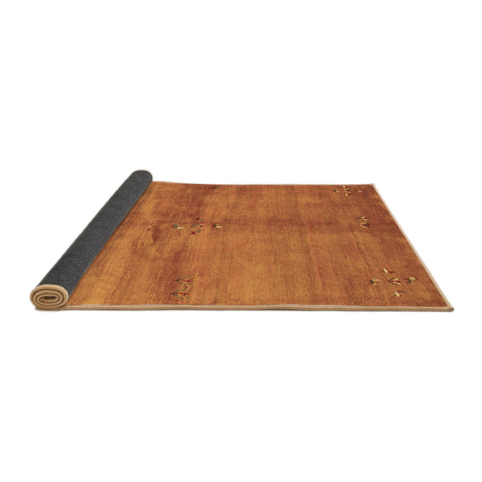 Sideview of Abstract Brown Contemporary Rug, con3012brn