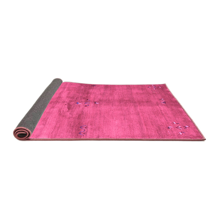 Sideview of Abstract Purple Contemporary Rug, con3012pur