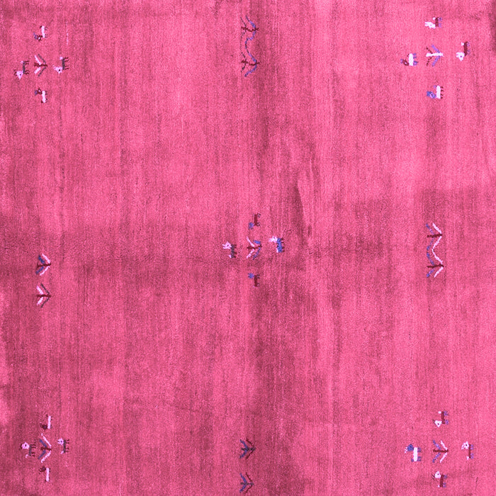 Square Abstract Purple Contemporary Rug, con3012pur