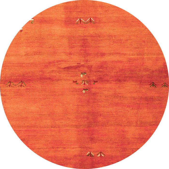 Machine Washable Abstract Orange Contemporary Area Rugs, wshcon3012org