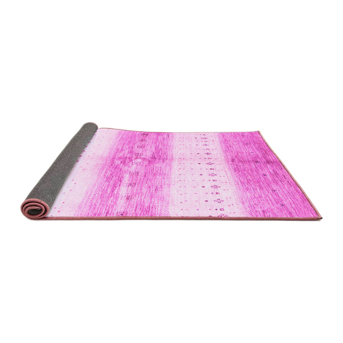 Sideview of Abstract Pink Contemporary Rug, con3013pnk