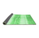 Sideview of Abstract Emerald Green Contemporary Rug, con3013emgrn