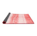 Abstract Red Contemporary Area Rugs