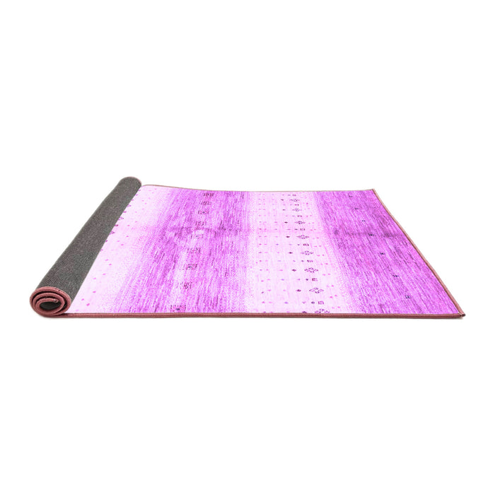 Sideview of Abstract Purple Contemporary Rug, con3013pur