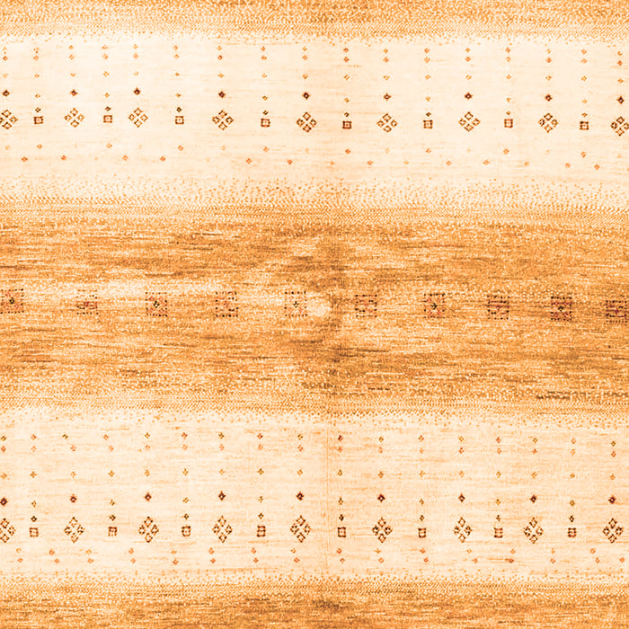 Abstract Orange Contemporary Rug, con3013org