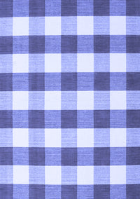 Checkered Blue Modern Rug, con3014blu