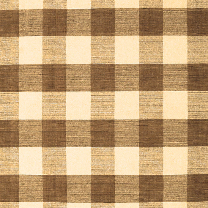 Checkered Brown Modern Rug, con3014brn