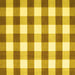 Square Checkered Yellow Modern Rug, con3014yw