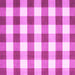 Square Machine Washable Checkered Pink Modern Rug, wshcon3014pnk