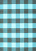 Checkered Light Blue Modern Rug, con3014lblu