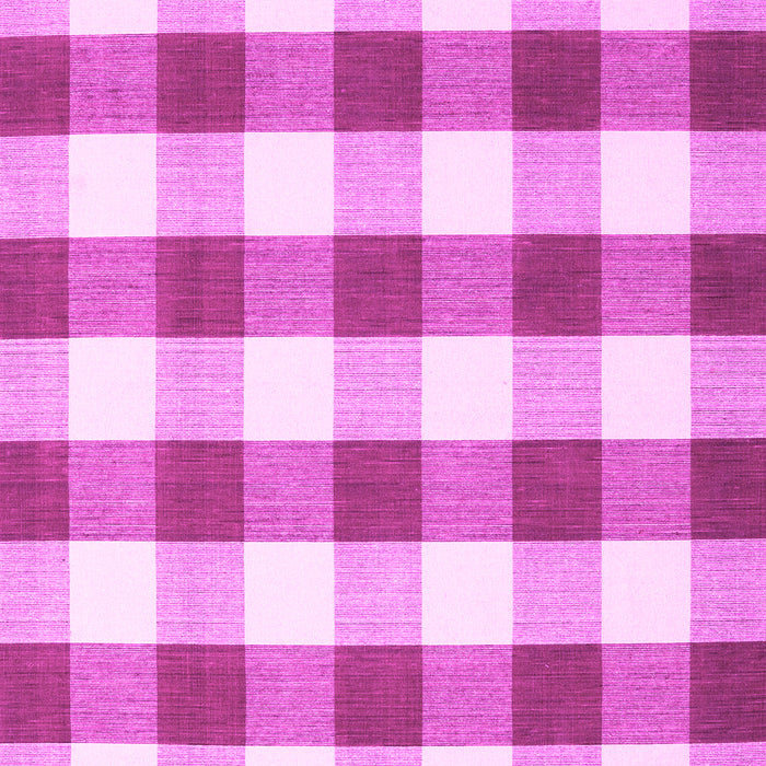 Machine Washable Checkered Pink Modern Rug, wshcon3014pnk