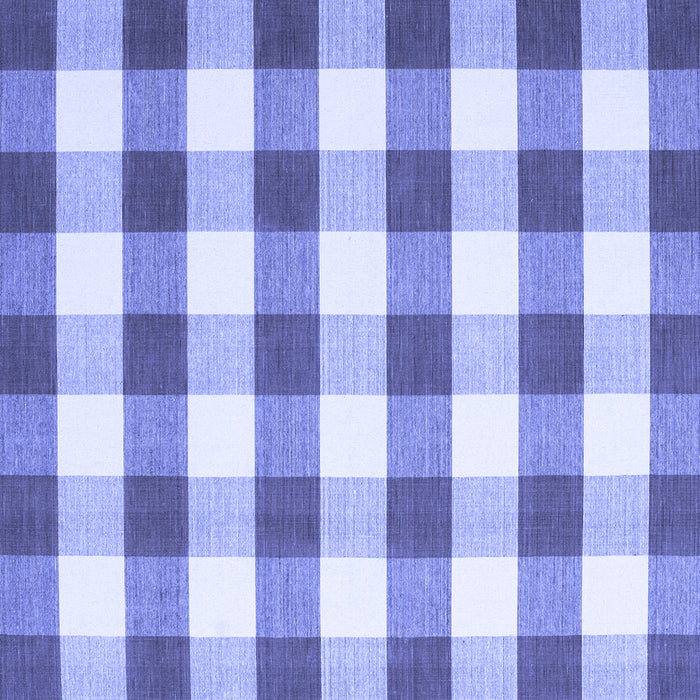 Square Checkered Blue Modern Rug, con3014blu