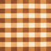 Serging Thickness of Checkered Orange Modern Rug, con3014org