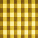 Square Machine Washable Checkered Yellow Modern Rug, wshcon3014yw