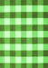 Checkered Green Modern Rug, con3014grn