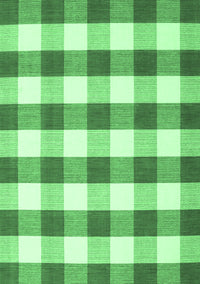 Checkered Emerald Green Modern Rug, con3014emgrn