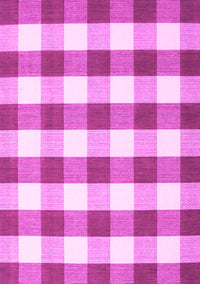 Checkered Pink Modern Rug, con3014pnk