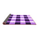 Sideview of Checkered Purple Modern Rug, con3015pur