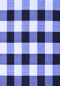 Checkered Blue Modern Rug, con3015blu