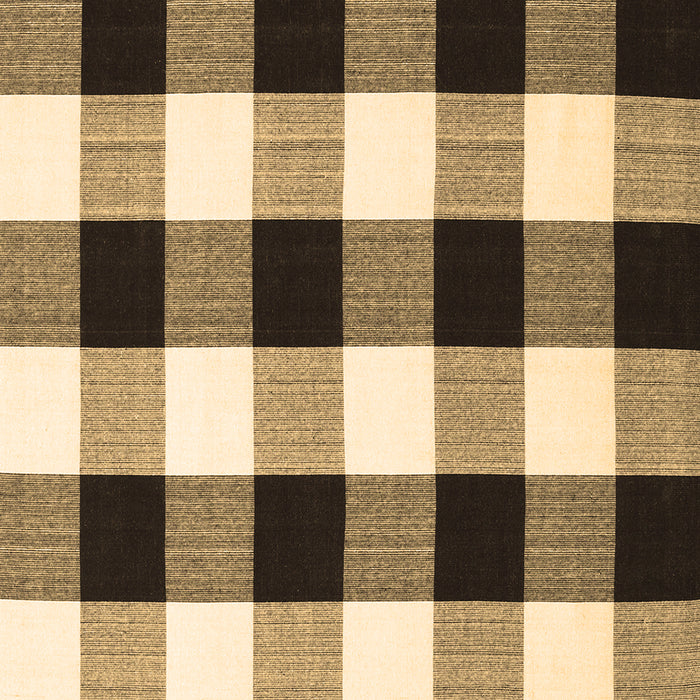 Machine Washable Checkered Brown Modern Rug, wshcon3015brn