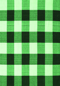 Checkered Green Modern Rug, con3015grn