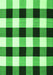 Checkered Green Modern Rug, con3015grn