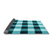 Sideview of Checkered Light Blue Modern Rug, con3015lblu