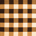 Serging Thickness of Checkered Orange Modern Rug, con3015org