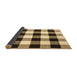 Sideview of Checkered Brown Modern Rug, con3015brn