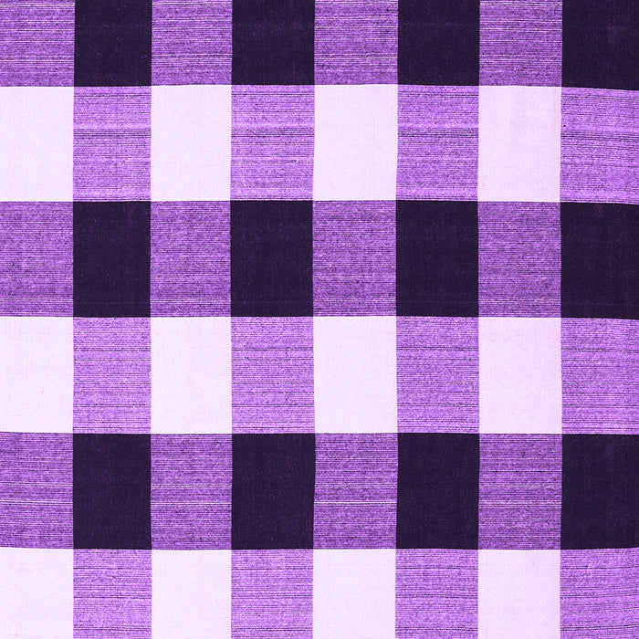 Machine Washable Checkered Purple Modern Area Rugs, wshcon3015pur