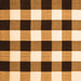 Round Machine Washable Checkered Orange Modern Area Rugs, wshcon3015org