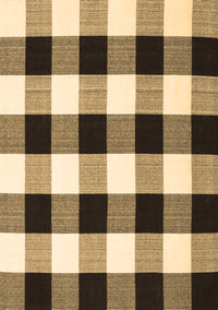 Checkered Brown Modern Rug, con3015brn