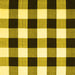 Square Checkered Yellow Modern Rug, con3015yw